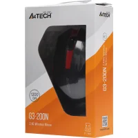 Мышь A4Tech G3-200N (черный/красный) фото 14